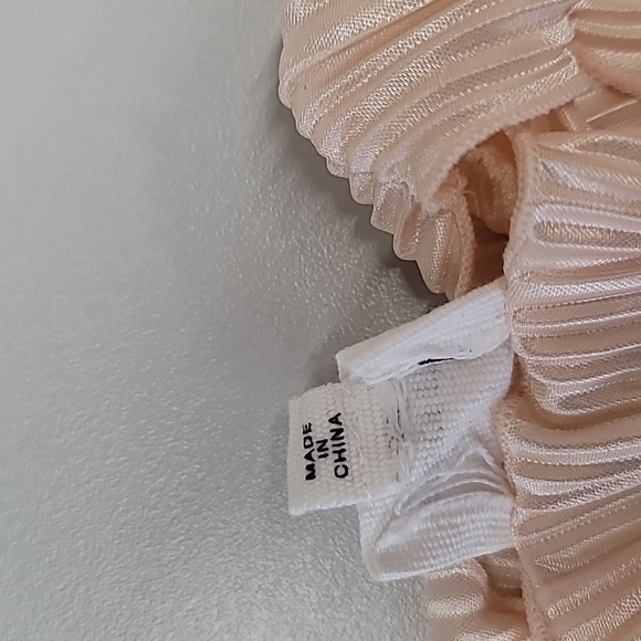 Nalani Midi Dress in Ivory Song of Style Pleated plisse Midi dress - Picture 5 of 12